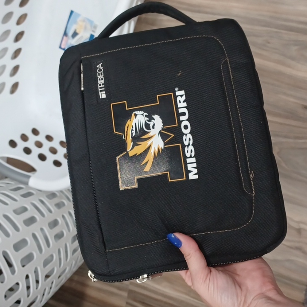 Tribeca Missouri Tigers black tablet bag
